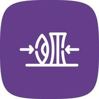 High Index Lenses Creative Icon Design vector