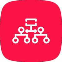 Labeled Hierarchy Creative Icon Design vector
