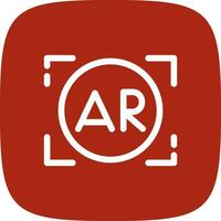 Ar Shooting Creative Icon Design vector