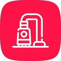 Vacuum Cleaner Creative Icon Design vector