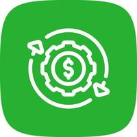 Procedure Cost Creative Icon Design vector