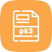 pk3 Creative Icon Design vector