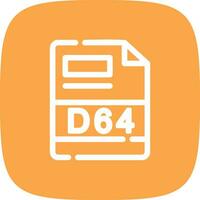 D64 Creative Icon Design vector