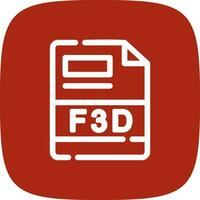 F3D Creative Icon Design vector