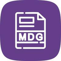 MDG Creative Icon Design vector