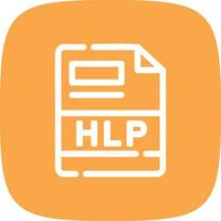 HLP Creative Icon Design vector