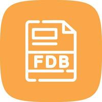 FDB Creative Icon Design vector