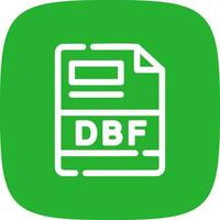 DBF Creative Icon Design vector