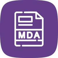 MDA Creative Icon Design vector