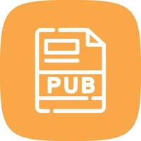 PUB Creative Icon Design vector