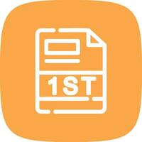 1ST Creative Icon Design vector