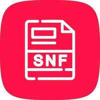 SNF Creative Icon Design vector