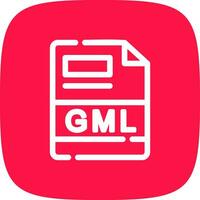 gml creativo icono diseño vector