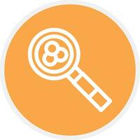 Magnifying Glass Creative Icon Design vector