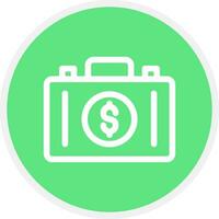 Suitcase Creative Icon Design vector