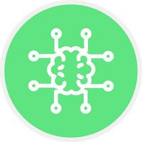 Neuroimaging Creative Icon Design vector