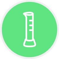 Graduated Cylinder Creative Icon Design vector