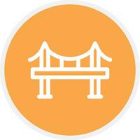 Bridge Creative Icon Design vector