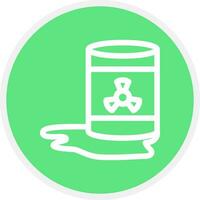 Toxic Waste Creative Icon Design vector