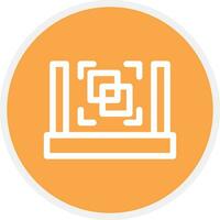 3D Scanner Creative Icon Design vector