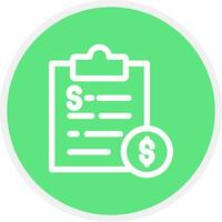 Budget Creative Icon Design vector