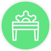 Table Saw Creative Icon Design vector