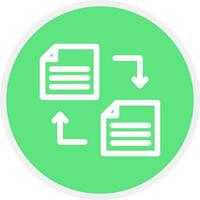 File Transfer Creative Icon Design vector