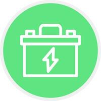 Battery Creative Icon Design vector