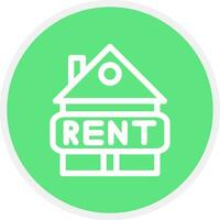 Rent Creative Icon Design vector