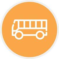 Bus Creative Icon Design vector