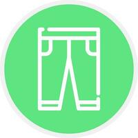 diseño de icono creativo de pantalones vector