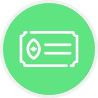 Ticket Creative Icon Design vector