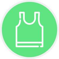 Tank Top Creative Icon Design vector