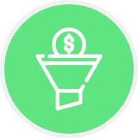 Funnel Creative Icon Design vector