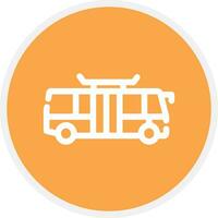 Bus Creative Icon Design vector