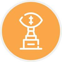 Trophy Creative Icon Design vector
