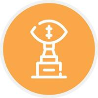 Trophy Creative Icon Design vector