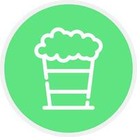 Popcorn Creative Icon Design vector