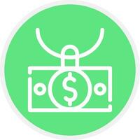 Money Laundering Creative Icon Design vector