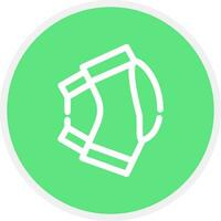 Kneepad Creative Icon Design vector