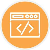 Line Circle Design vector