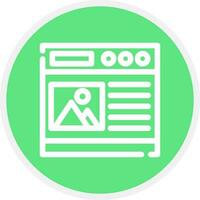 Content Creative Icon Design vector