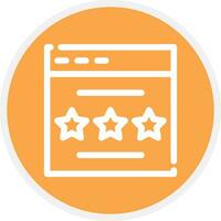 Rating Creative Icon Design vector