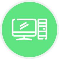 Computer Creative Icon Design vector