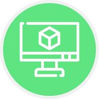 Computer Design Creative Icon Design vector