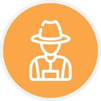 Farmer Creative Icon Design vector