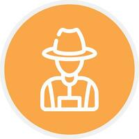 Farmer Creative Icon Design vector