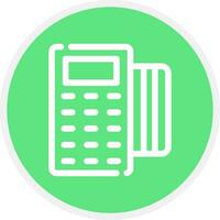 Pos Terminal Creative Icon Design vector