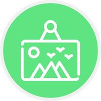 Frame Creative Icon Design vector