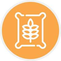 Seed Bag Creative Icon Design vector